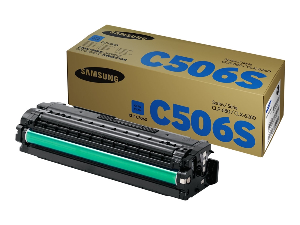 Hp Clt-C506s - Cyan - Original - Tonerpatron (Su047a) - For Samsung Clp-680Dw, Clp-680Nd, Clx-6260Fd, Clx-6260Fr, Clx-6260Fw, Clx-6260Nd