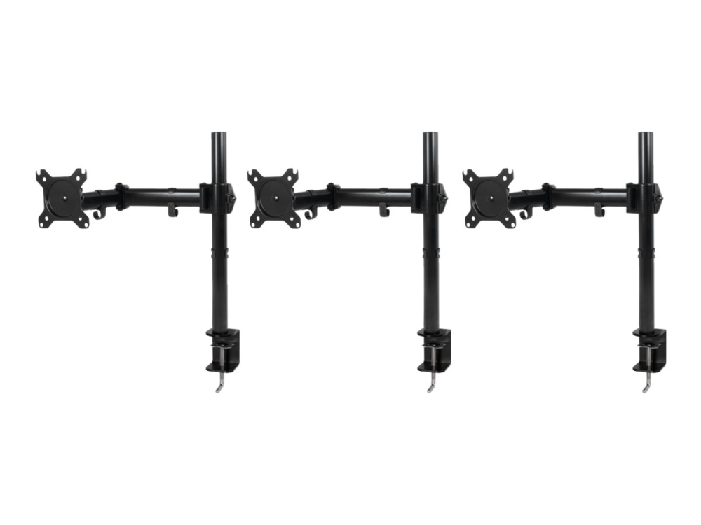 Arctic Z3 Basic - Monteringssæt (Drejelig Arm, Stang, Klemme) - For Monitor - Skærmstørrelse: 13"-43" - Skrivebord (Pakke Med 3)