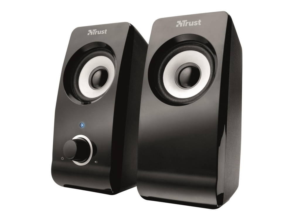 Trust Remo 2.0 PC-højttalere - Sort, USB, 8 W RMS