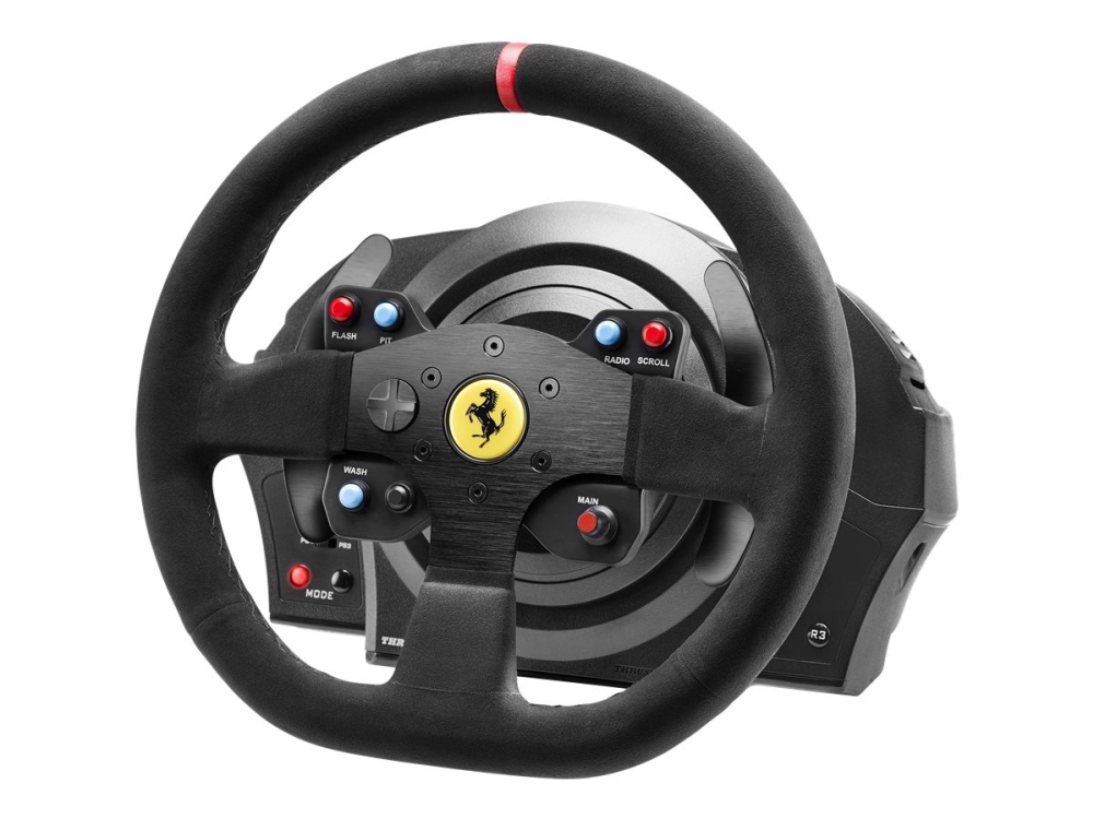 Modig Styre Limited Thrustmaster Ferrari T300 Integral Racing - Alcantara - rat og pedalsæt -  kabling - for PC, Sony PlayStation 3, Sony PlayStation 4, Sony PlayStation 5