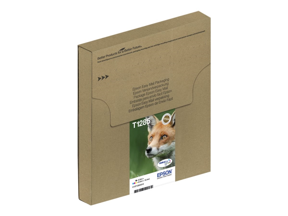 Epson T1285 Easy Mail Packaging - 4 Packungen - 16,4 Ml - Schwarz, Gelb, Cyan, Magenta - Original - Box - Tintenpatrone - Für Stylus S22, Sx130, Sx23