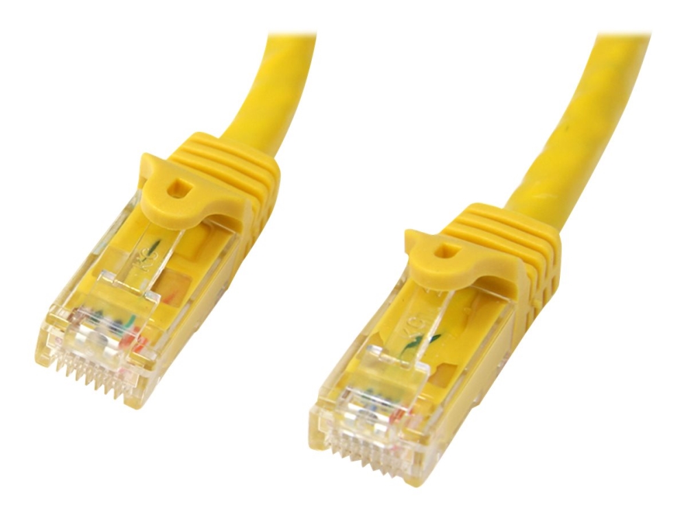 Startech.Com 7M Cat6 Ethernet Kabel, 10 Gigabit Snagless Rj45 650Mhz 100W Poe Patch Cord, Cat 6 10Gbe Utp Netzwerkkabel W/Strain Relief, Gelb, Fluke
