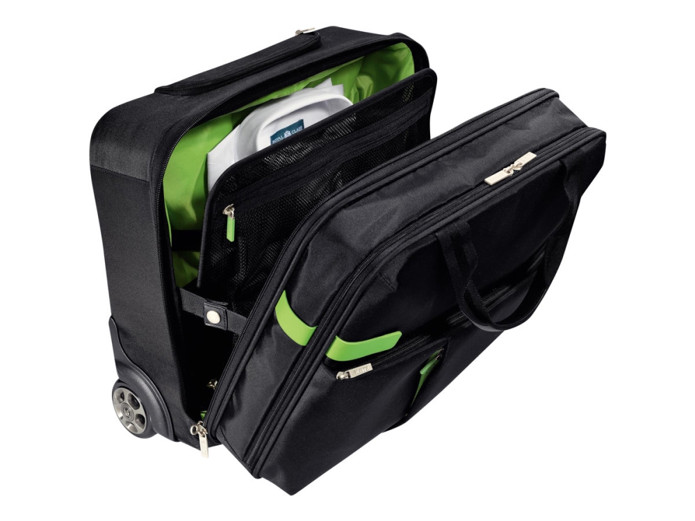 Leitz Complete Smart Traveller - Upprätt - genuint läder, metall, polyester - svart | Utomhus - Väskor & Resväskor - Resväskor & restrolleys | GameStuff