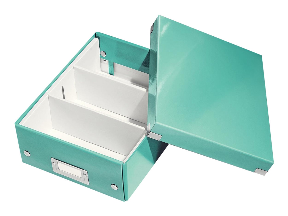 Leitz Click & Store Wow Small - Opbevaringsboks - Isblå