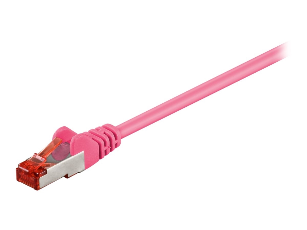 Microconnect - Netværkskabel - Rj-45 (Han) Til Rj-45 (Han) - 20 M - Sftp, Pimf - Cat 6 - Halogenfri, Strenget - Pink