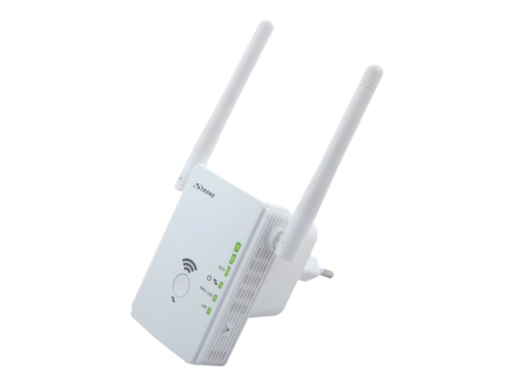 Strong Repeater300v2, Netzwerk-Repeater, 300 Mbit/S, Wlan, Ethernet/Lan, Weiß