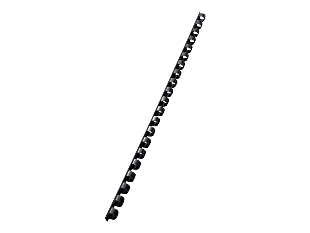 Spiralryg Leitz ComBIND 8 mm med 21-ringe sort - (100 stk.)