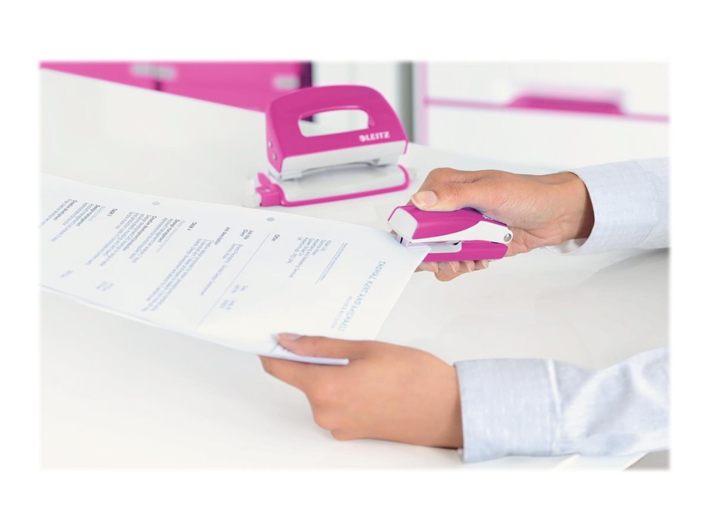 Hæftemaskine Leitz Nexxt Wow Mini 10 Ark Pink