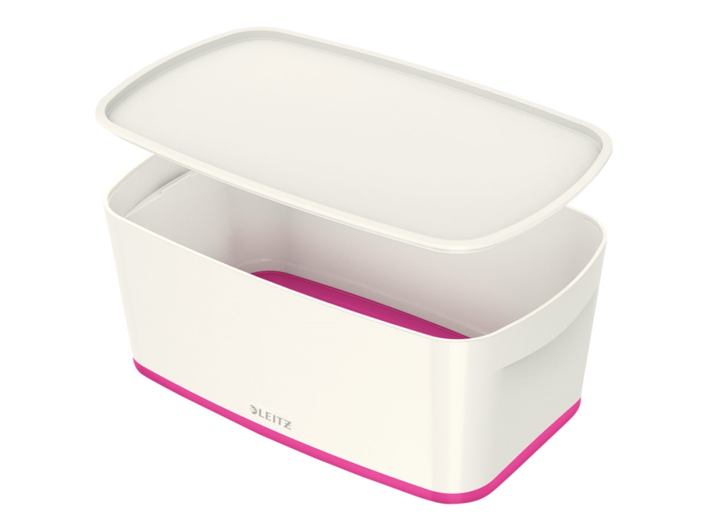 Leitz MyBox Small - Opbevaringsboks - 5 liter - pink metallisk