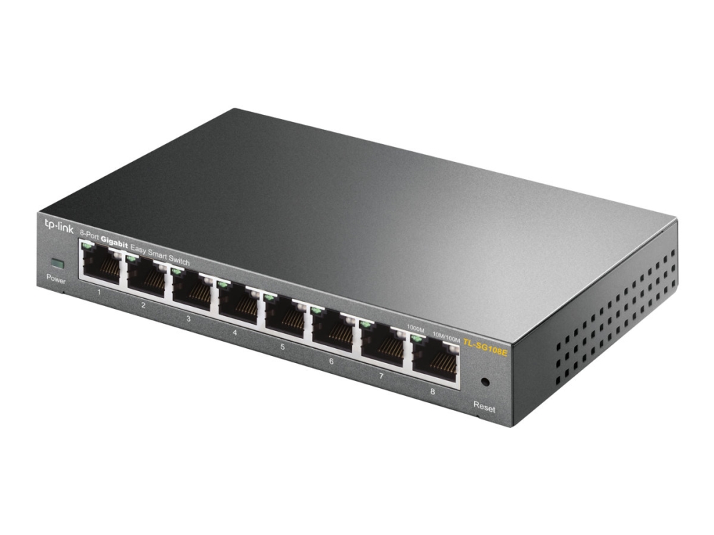 Tp-Link Jetstream Tl-Sg108e Easy Smart Switch - Switch - Unmanaged - 8 X 10/100/1000 - Desktop V1.0