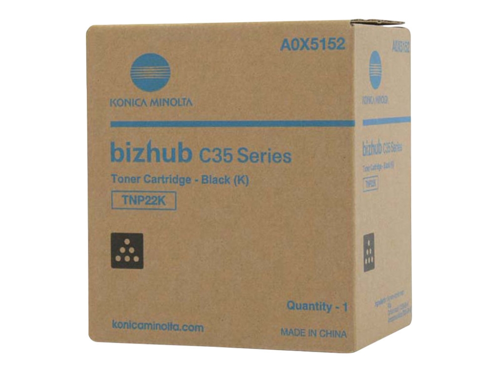 Konica Minolta Tnp-22K - Sort - Original - Tonerpatron - For Bizhub C35, C35p
