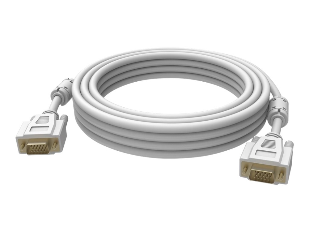 Vision Techconnect - VGA-kabel - HD-15 (VGA) (hane) till HD-15 (VGA) (hane) - 20 m - vit | Datortillbehör - Kablar & adaptrar - Bildkablar | GameStuff