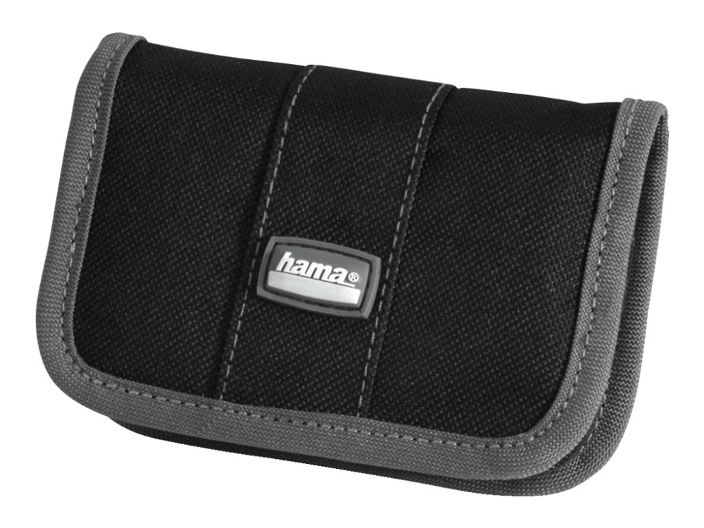 Hama Multi Card Case Mini Taske Til Hukommelses Kort Hukommelses Kort Nylon Grå Sort