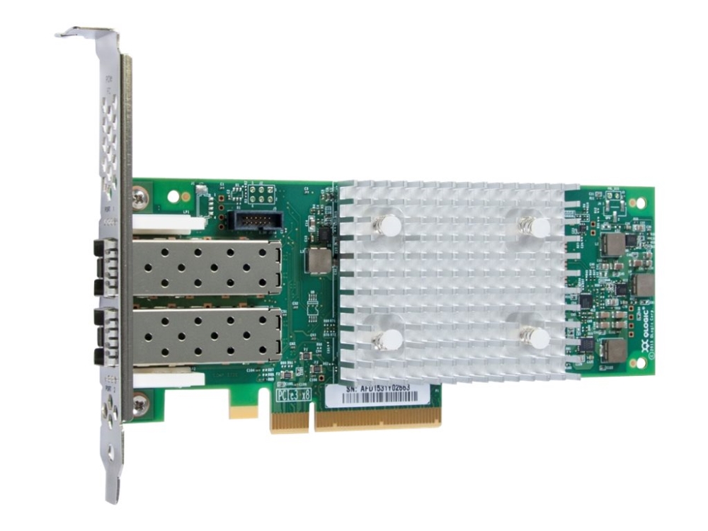 Lenovo Thinksystem Qlogic Qle2742 - Vært Bus Adapter - Pcie 3.0 X8 Lavprofil - 32Gb Fibre Channel Sfp+ X 2 - For Thinksystem Sd530 Sr630 Sr650 Sr850