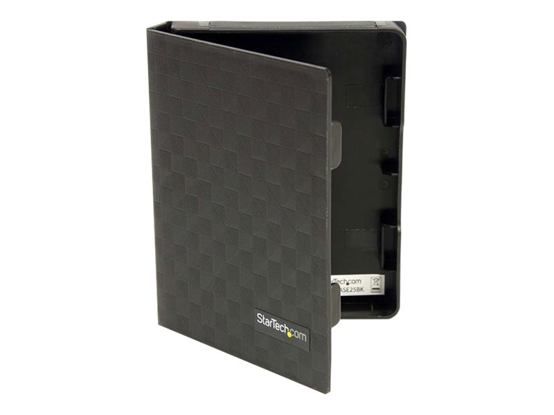 Startech.Com 2,5" Antistatische Festplatten Aufbewahrungsbox / Schutzgehäuse - Schwarz - 3Er Pack, Schutzhülle, Kunststoff, Schwarz, 2.5", Universal,