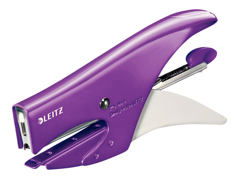 Leitz Hæftetang WOW 5547, Back Loader Lilla
