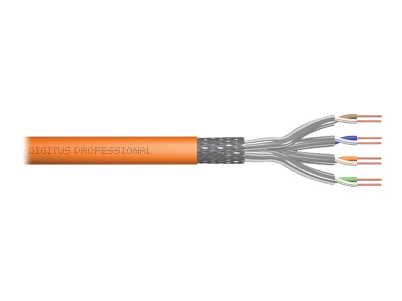 Digitus Professional - Bulkkabel - 100 M - Sftp, Pimf - Cat 7 - Orange, Ral 2000