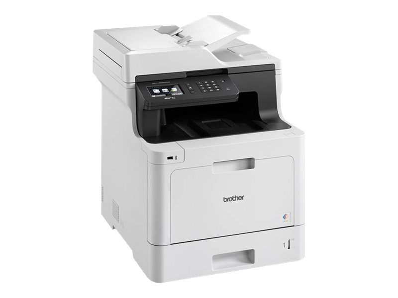 Brother Mfc-L8690cdw, Laser, Farveudskrivning, 2400 X 600 Dpi, A4, Direkte Udskrivning, Sort, Grå