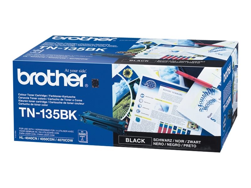 Brother Tn135bk - Sort - Original - Tonerpatron - For Brother Dcp-9042, Dcp-9045, Hl-4040, Hl-4050, Hl-4070, Mfc-9420, Mfc-9440, Mfc-9450