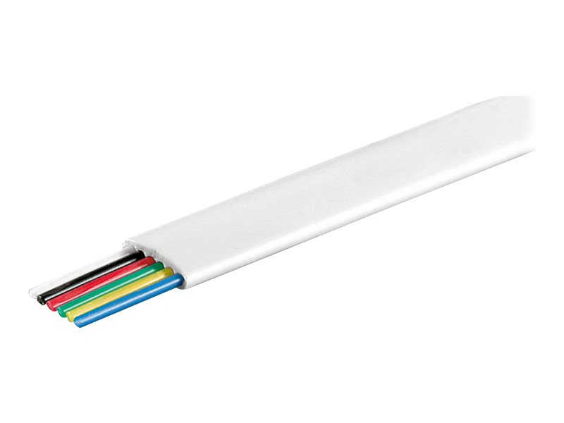 Deltaco Md-15, 100 M, Weiß, Polyvinylchlorid (Pvc)