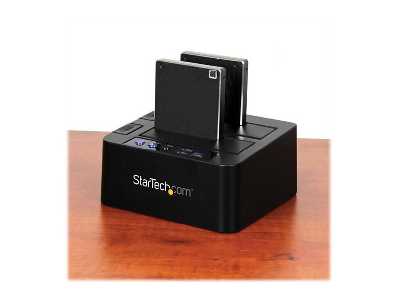 Startech.Com Usb 3.1 (10 Gbit/S) Duplizierer Dockingstation Für 2,5" & 3,5" Sata Ssd/Hdd Laufwerke - Clone / Kopierstation Bis Zu 28Gb/Min, 2.5,3.5",