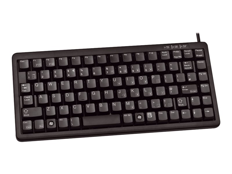 Cherry Compact-Keyboard G84-4100 - Tastatur - Ps/2, Usb - Pan Nordic - Sort