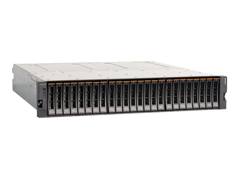 Lenovo Storage V3700 V2, 2.5 Zoll, 26 Kg, Rack (2U), Schwarz, Silber