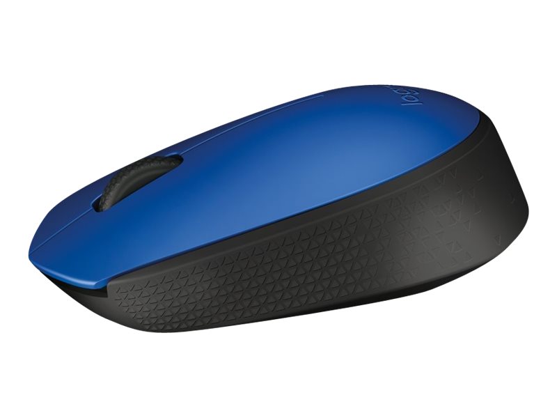 Logitech M171 - Maus - Rechts- Und Linkshänder - Kabellos - 2,4 Ghz - Kabelloser Empfänger (Usb) - Schwarz, Blau