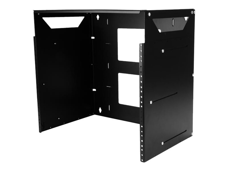 Startech.Com 8U Open Frame Wall Mount Network Rack W/ Built In Shelf - 2-Post Adjustable Depth (12" Bis 18") Equipment Rack - 75.2Lbs (Wallshelf8u) -