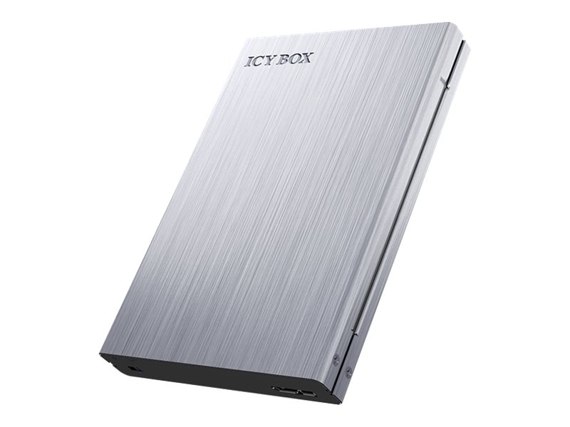 Icy Box Ib-241Wp, Hdd / Ssd-Gehäuse, 2.5", Sata, Serial Ata Ii, Serial Ata Iii, 5 Gbit/S, Hot-Swap, Anthrazit, Silber