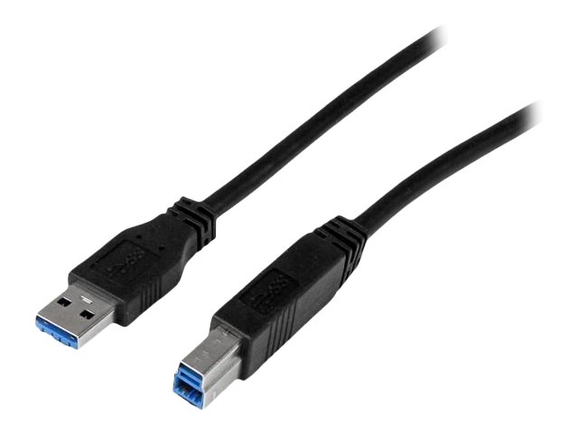 Startech.Com 1M Zertifiziertes Usb 3.0 Superspeed Kabel A Auf B - Schwarz, 1 M, Usb A, Usb B, Usb 3.2 Gen 1 (3.1 Gen 1), 5000 Mbit/S, Schwarz