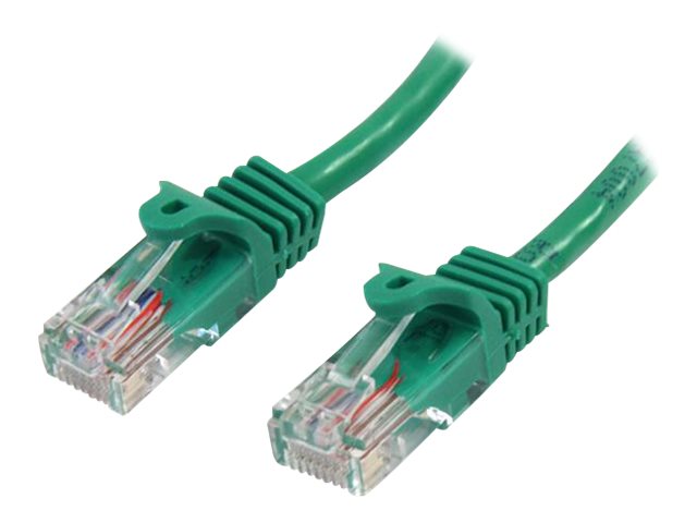Startech.Com 0,5M Cat5e Ethernet Netzwerkkabel Snagless Mit Rj45 - Grün, 0,5 M, Cat5e, U/Utp (Utp), Rj-45, Rj-45