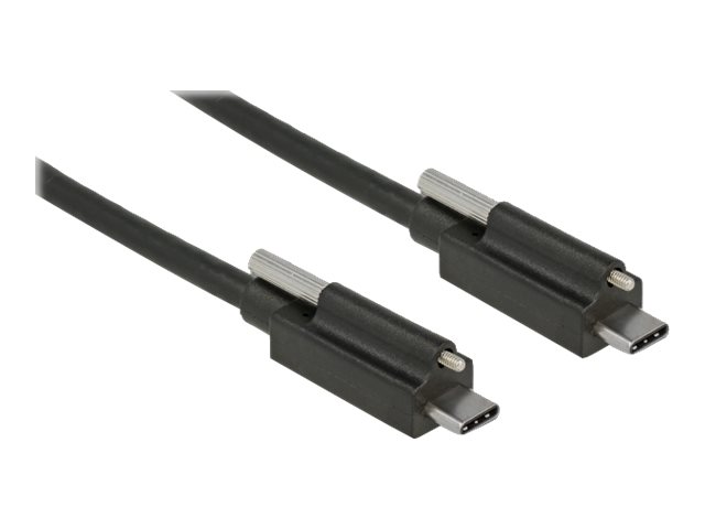 Delock 83719, 1 M, Usb C, Usb C, Usb 3.2 Gen 2 (3.1 Gen 2), Stecker/Stecker, Schwarz