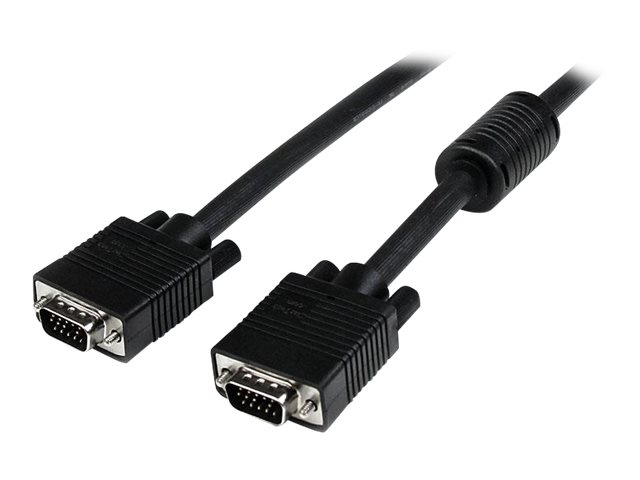Startech.Com 10M Vga Monitorkabel - Koaxial Hd15 Video Kabel - St/St, 10 M, Vga (D-Sub), Vga (D-Sub), Männlich, Männlich, Schwarz