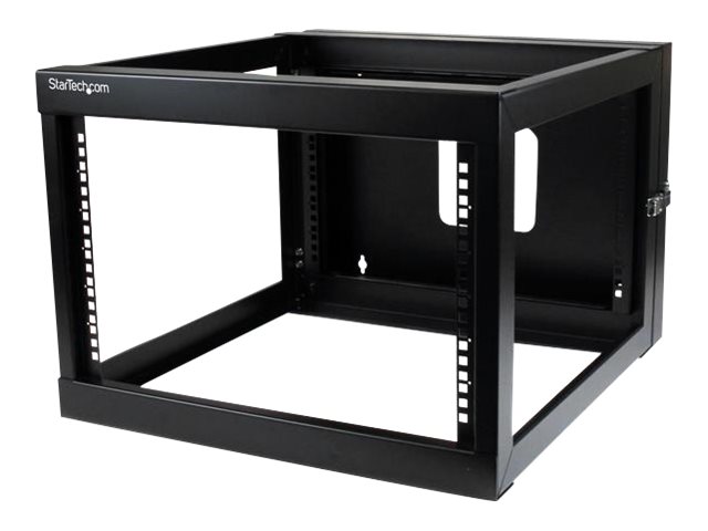 Startech.Com 4-Posten 6He Aufklappbares Wandmontage Netzwerk Rack, 19" Open Frame Server Rack Mit 50Cm Einbautiefe, Wandmontage Swing Out Daten Rack