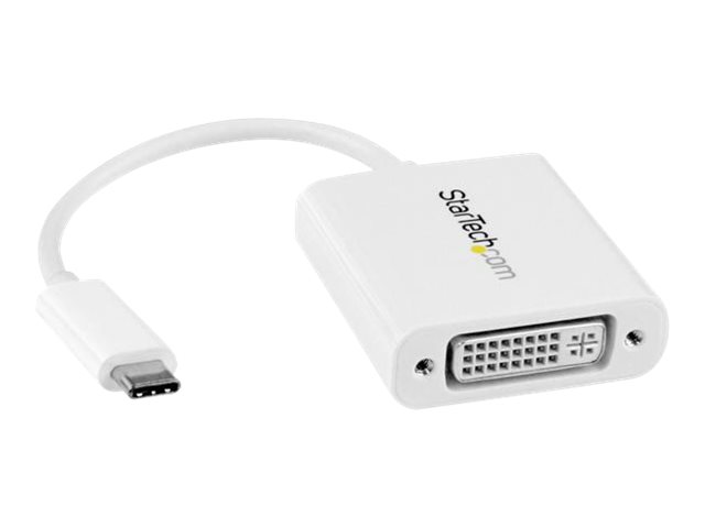 Startech.Com Usb-C Auf Dvi Adapter - Weiß, 3.2 Gen 2 (3.1 Gen 2), Usb Typ-C, Dvi-Ausgang, 1920 X 1200 Pixel
