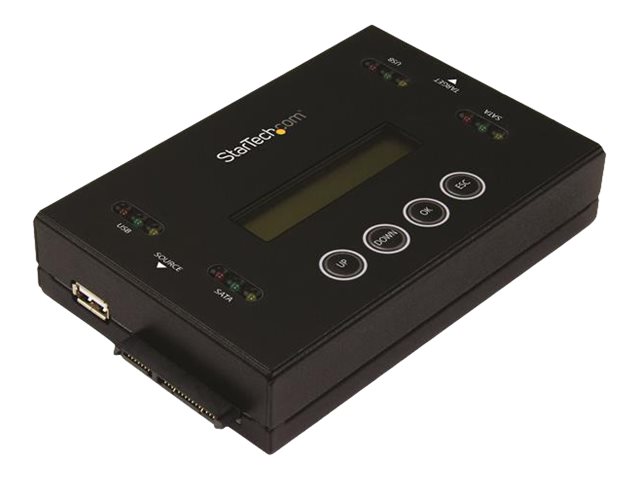 Startech.Com 1:1 Selbständige Festplatten Klonstation Und Löscher, Usb Stick Und Sata Hdd/Ssd Disk Kloner Und Löscher, Lcd Bildschirm, Taa Konform, O