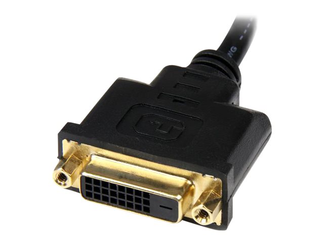 Startech.Com Hdmi-Auf-Dvi-D Videoadapterkabel 20Cm - Hdmi-Stecker Auf Dvi-Buchse, 0,2 M, Hdmi, Dvi-D, Männlich, Männlich, Gerade