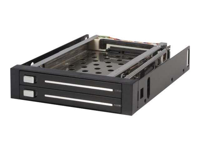 Startech.Com 2-Bay Sata Hot Swap Wechselrahmenohne Schublade Für 2,5 Zoll Festplatten - 2X 2,5 Zoll Festplatten Backplane, 8,89 Cm (3.5"), Frontblend