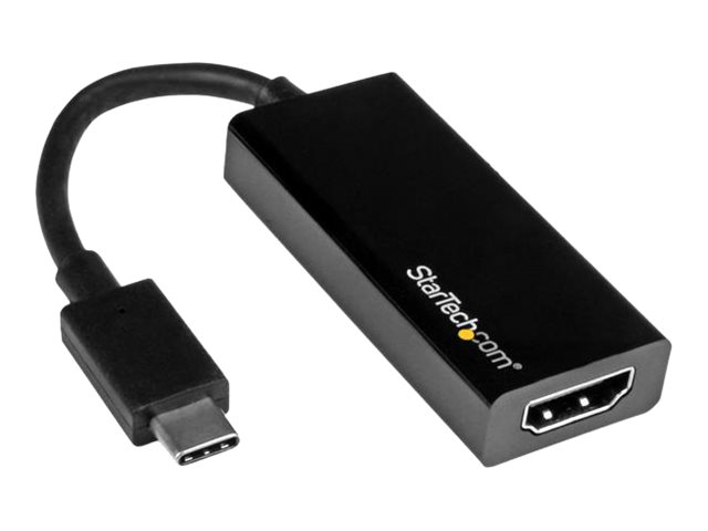 Startech.Com Usb-C Auf Hdmi Adapter Mit 4K 30Hz - Schwarz, 3.2 Gen 2 (3.1 Gen 2), Usb Typ-C, Hdmi-Ausgang, 3840 X 2160 Pixel