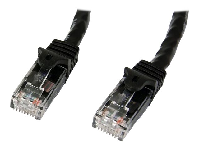 Startech.Com 1M Cat6 Snagless Gigabit Utp Netzwerkkabel - Cat 6 Rj45 Netzwerkkabel Mit Knickschutz - Schwarz, 1 M, Cat6, U/Utp (Utp), Rj-45, Rj-45, S