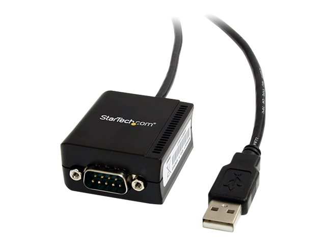 Startech Usb To Serial Adapter - 1 Port - Usb Powered - Ftdi Usb Uart Chip - Db9 (9-Pin) - Usb To Rs232 Adapter (Icusb2321f) - Seriel Adapter - Usb -