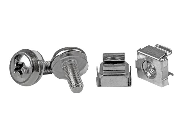 Startech M5 Mounting Screws And Cage Nuts For Server Rack Cabinet - Pack Of 50 Server Rack Screws (Cabscrewm5) - Skruer Og Møtrikker For Rack (Pakke