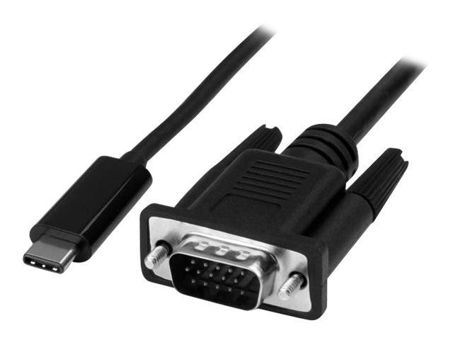 Startech.Com Usb-C Auf Vga Adapterkabel - 2M - 1920X1200 - Schwarz, 2 M, Usb Typ-C, Vga (D-Sub), Männlich, Männlich, Gerade