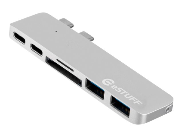 Estuff Allure Series Slot-In Hub Pro - Dockingstation - Usb-C / Thunderbolt 3 - Für Apple Macbook Pro Mit Touch Bar (Midt 2017, Sent 2016)
