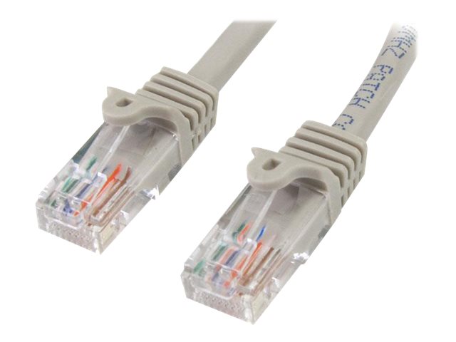 Startech.Com 5M Grau Cat5e / Cat 5 Snagless Patchkabel 5 M - Patchkabel - Rj-45 (Han) Bis Rj-45 (Han) - 5 M - Utp - Cat 5E - Knastfri - Grå