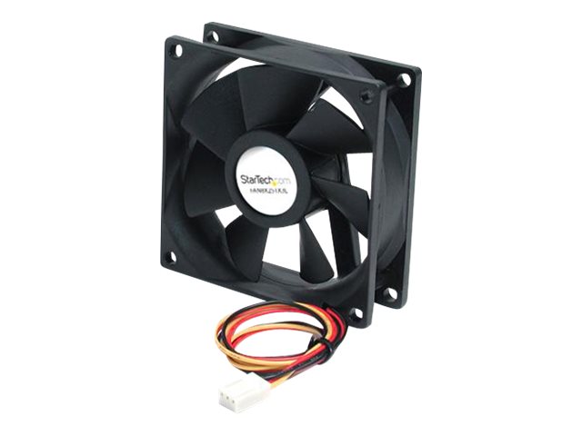 Startech.Com 80Mm Gehäuselüfter - Lüfter Für Pc Gehäuse Mit 3-Pin Molex Stecker, Ventilator, 8 Cm, 2000 Rpm, Schwarz