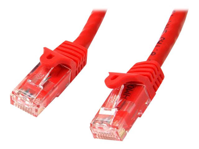 Startech 5M Cat6 Ethernet Cable, 10 Gigabit Snagless Rj45 650Mhz 100W Poe Patch Cord, Cat 6 10Gbe Utp Network Cable W/Strain Relief, Red, Wiring Is U