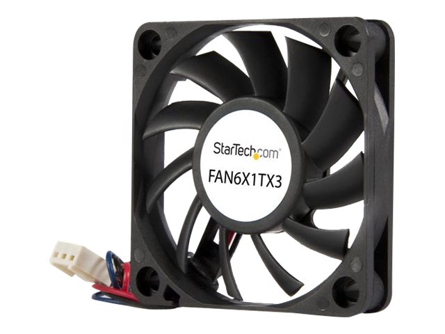 Startech.Com 60Mm Gehäuselüfter - Lüfter Für Pc Gehäuse Mit 3-Pin Molex Stecker, Ventilator, 6 Cm, 4000 Rpm, Schwarz
