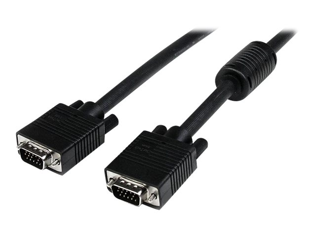 Startech.Com 1M Vga Monitorkabel - Koaxial Hd15 Video Kabel - St/St, 1 M, Vga (D-Sub), Vga (D-Sub), Männlich, Männlich, Schwarz